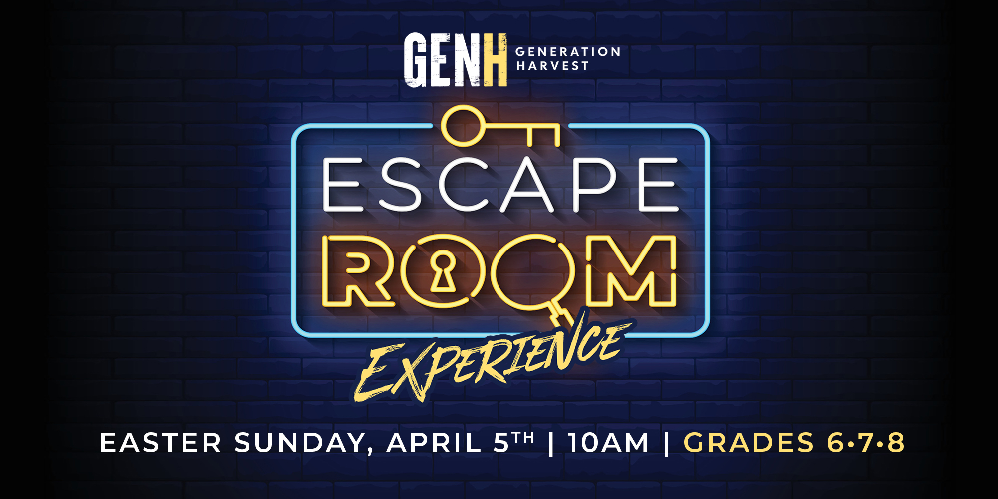 GenH Escape Room Easter Sunday