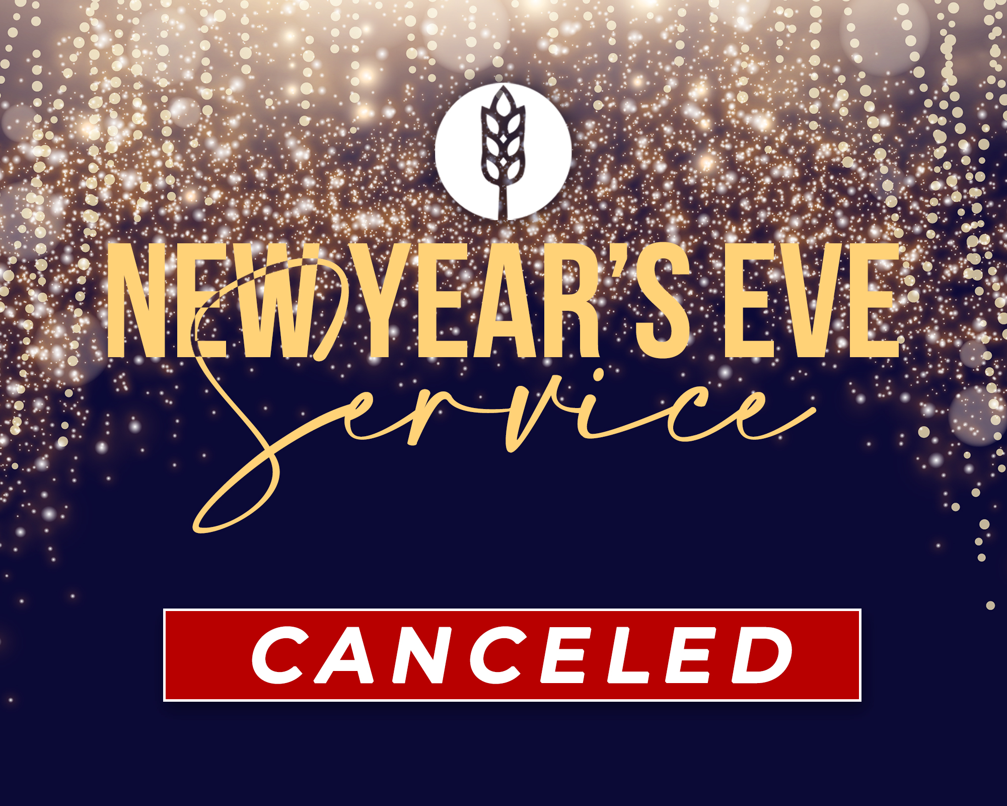 New Year's Eve Service Friday December 31st 7pm Kid Harvest Open! (0-8th Grade)