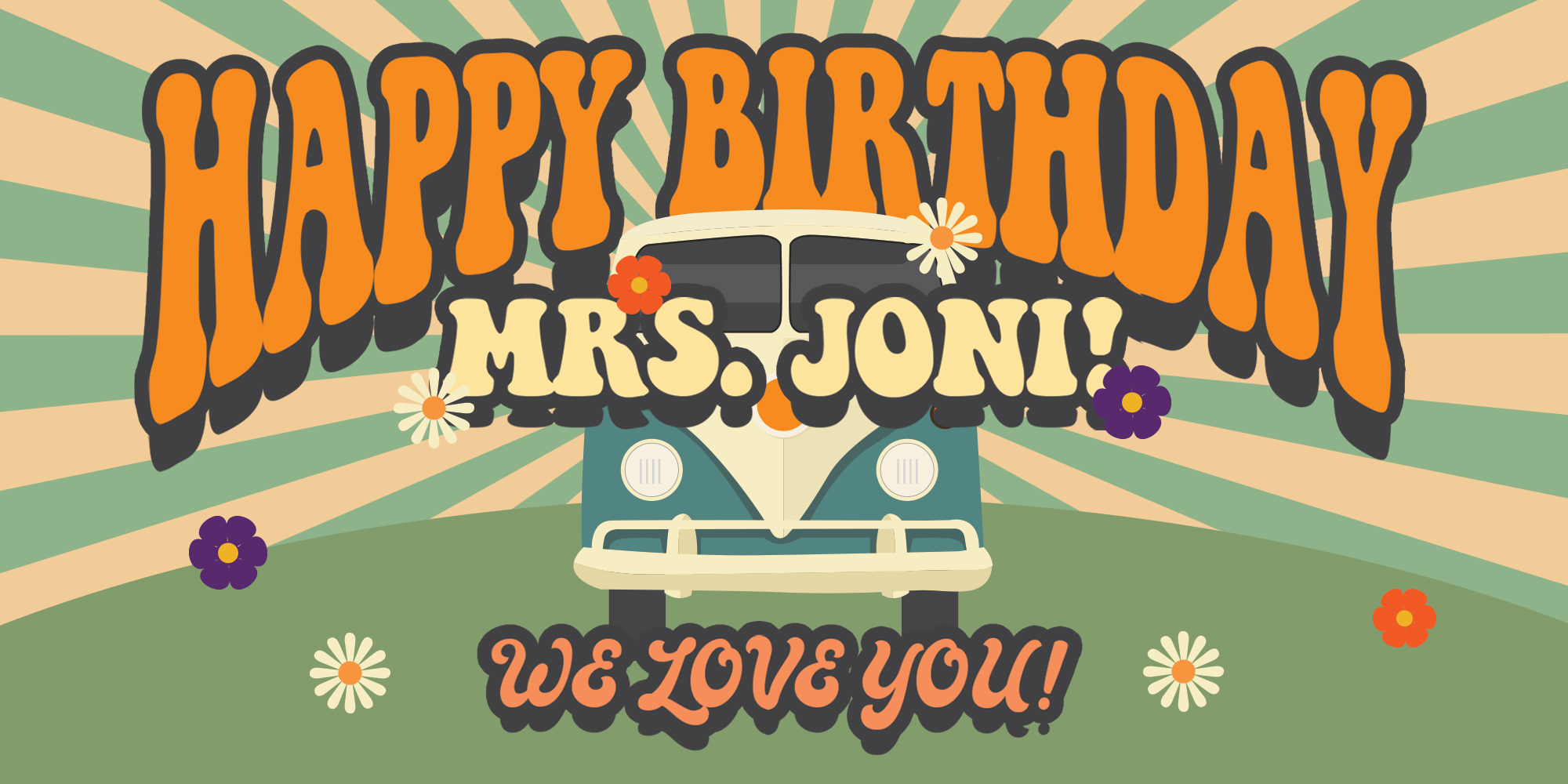 Happy Birthday Mrs. Joni! We Love You!