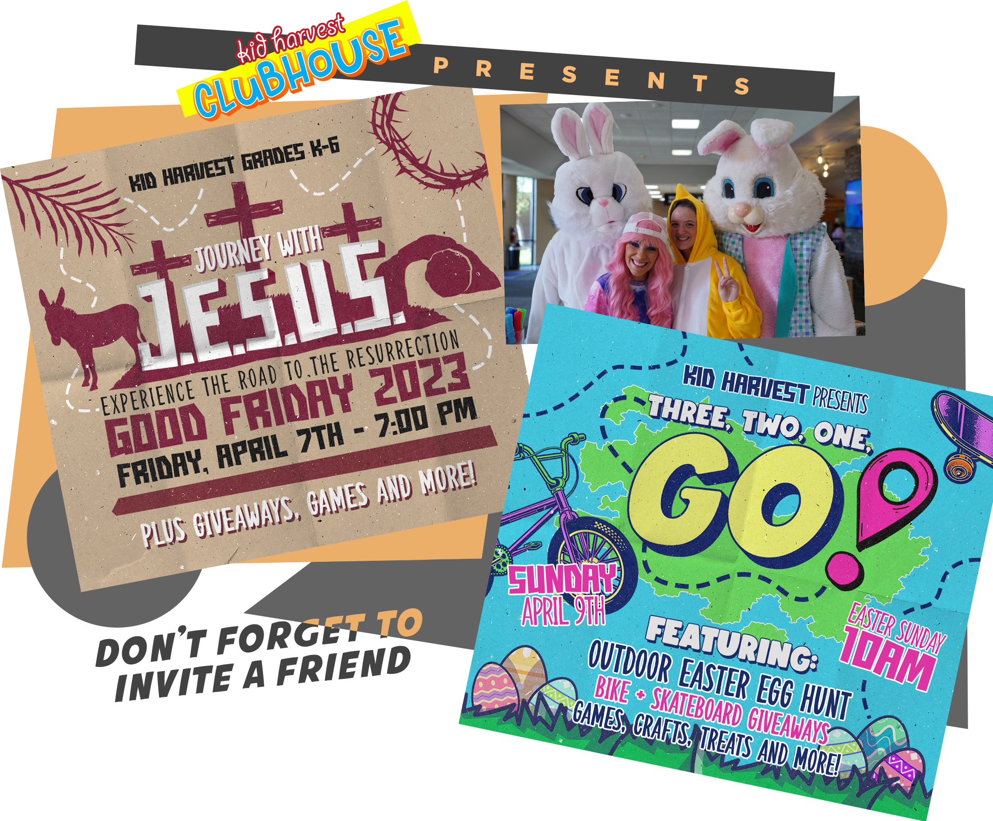 April 7th 7pm Easter Weekend April 9th 10am